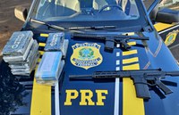 PRF apreende cocaína e fuzis no Paraná