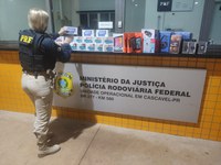 PRF apreende mercadorias que seriam comercializadas na internet