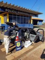 PRF apreende quase 300 quilos de maconha em Santa Terezinha do Itaipu (PR)