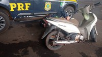 PRF recupera em Guaíra (PR) motocicleta roubada em janeiro em Umuarama (PR)