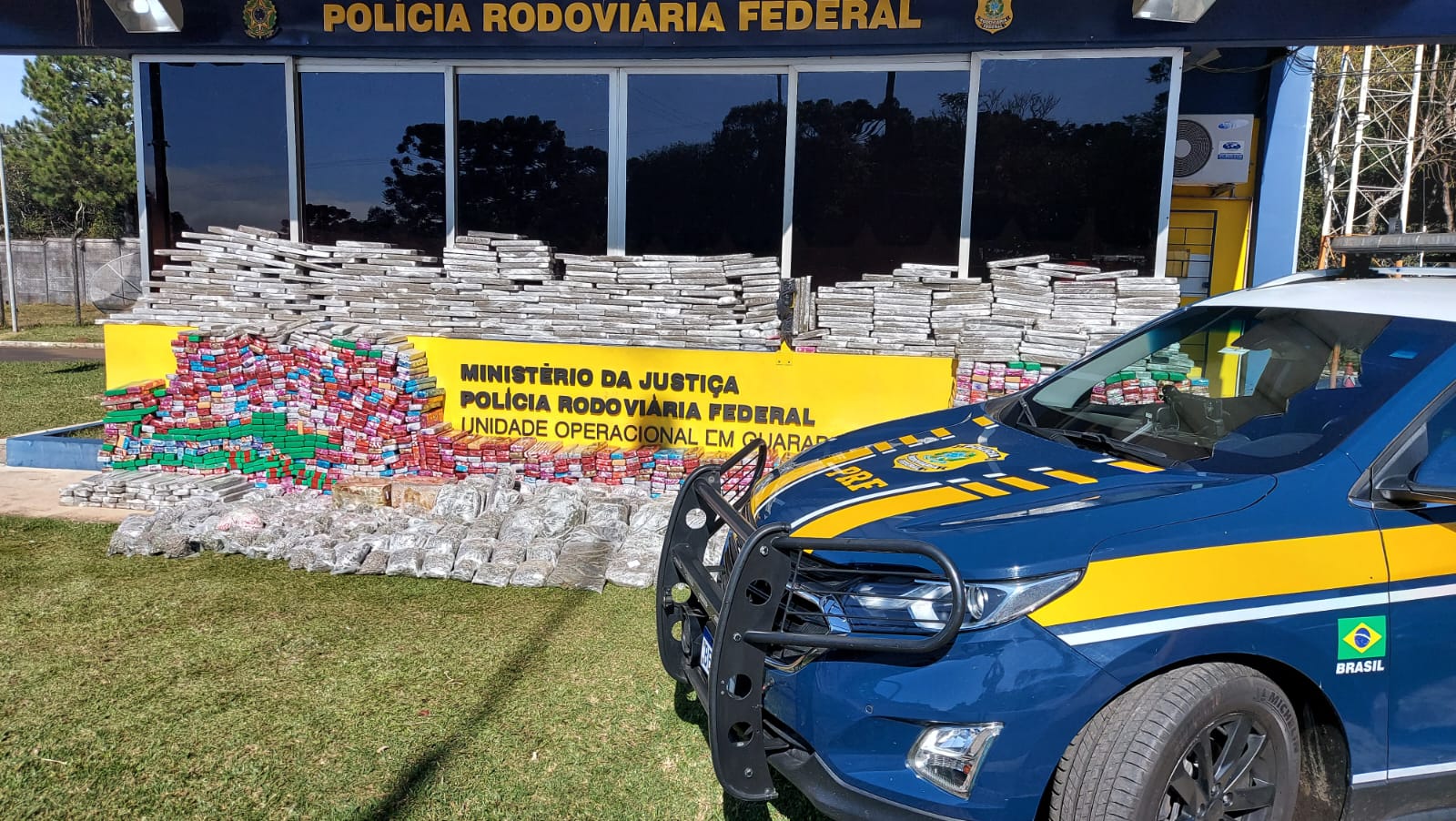 PRF apreende mais de 1,5 tonelada de maconha e skunk em Guarapuava (PR ...