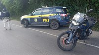 PRF apreende moto adulterada durante operação em Palmares