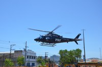 Duas vítimas de colisão frontal são resgatadas de helicóptero em Moreno