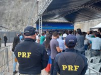 PRF reforça segurança do Presidente da República durante inauguração de obra em Salgueiro