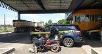 Em Floriano, PRF apreende motocicleta adulterada