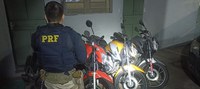 Em Teresina, PRF recupera quatro motocicletas furtadas e dois homens são presos