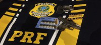 PRF prende homem pelo crime de Porte Ilegal de Arma de Fogo em Teresina/PI