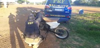 Abordagem da PRF em Barro Duro (PI) resulta em flagrante de receptação de motocicleta furtada