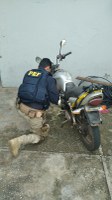 Motocicleta roubada é recuperada pela PRF em Teresina
