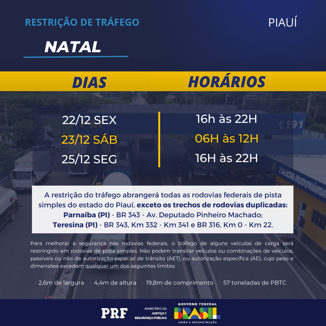 Datas e horários. 