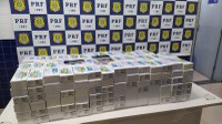 Em Floriano-PI, PRF apreende cerca de 275 celulares sem nota fiscal