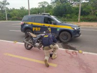 Em Teresina: PRF recupera uma motocicleta que havia sido furtada e prende homem pelo crime de Receptação