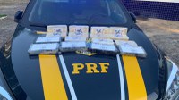 PRF no Piauí apreende 20kg de cocaína sendo transportados em ônibus interestadual