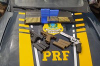 Motorista é preso pela PRF em Picos (PI) por transportar arsenal sem documentação obrigatória