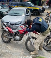 PRF apreende motocicleta com sinais de adulteração em Floriano (PI)