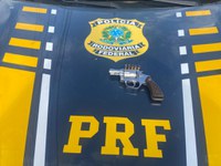 Em Teresina/PI: PRF prende na BR 343 homem pelo crime de Porte Ilegal de Arma de Fogo e Munições