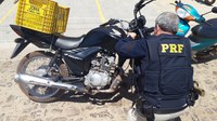 Em Capitão de Campos/PI: PRF recupera na BR 343 motocicleta que havia sido tomada de assalto em Teresina/PI e prende homem pelo crime de Receptação