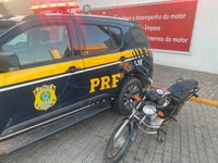 Em Teresina/PI: Homem acusado de Receptação é preso pela PRF na BR 316 com motocicleta roubada