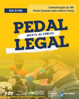 Teresina/PI: PRF realizará o 1° Passeio Ciclístico Pedal Legal