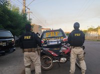 Em Santo Antônio de Lisboa/PI: Homem acusado de Receptação é preso pela PRF com motocicleta roubada na BR 020