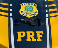 Em Parnaíba/PI: Enfermeiro é preso pela PRF na BR 343 acusado de Porte Ilegal de Arma de Fogo e Munições