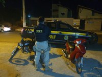 Equipe da PRF Recupera duas motocicletas com indícios de adulteração em Picos e Monsenhor Hipólito