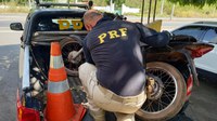Em Teresina/PI: PRF apreende na BR 343 motocicleta adulterada
