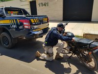 Em Francisco santos/PI: Motocicleta roubada a mais de 3.000 quilômetros de distância é recuperada pela PRF na BR 020