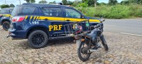 PRF apreende motocicleta com elementos identificadores adulterados em Teresina