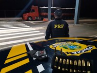 Em Valença PRF prende homem pelo Crime de Porte Ilegal de Munições na BR 316