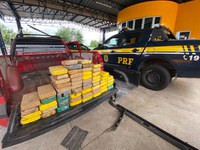 PRF apreende carregamento de cocaína avaliado em mais de R$ 11 Milhões