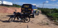 PRF recupera motocicleta roubada 48h antes