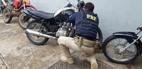 PRF recupera motocicleta com registro de roubo na BR 343 em Teresina