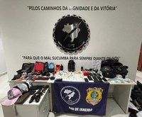 PRF recupera em Duque de Caxias/RJ produtos furtados em Patos de Minas/MG