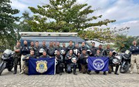 PRF promove aula de motociclismo ministrada em curso externo e visita técnica