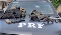 PRF apreende armamento com suspeitos de integrar milícia na Baixada Fluminense