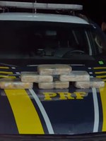 PRF apreende 6 quilos de pasta base de cocaína em Paracambi/RJ