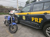 Motocicleta clonada é recuperada na Dutra-RJ