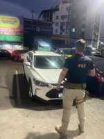 Na Ponte Rio-Niterói, PRF recupera automóvel furtado