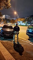 PRF recupera carro adulterado na Ponte Rio-Niterói
