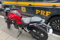 Motocicleta com registro de furto é recuperada pela PRF em Barra Mansa