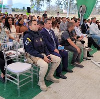 PRF participa da entrega do Ponto de Parada e Descanso para caminhoneiros na Dutra