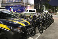 Motociclistas da PRF mostram eficiência em escolta da seleção brasileira