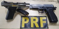 PRF recupera veículo roubado, arma e munições