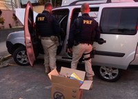 PRF recupera carga de cigarro roubada em São Gonçalo