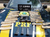 PRF e Polícia Civil apreendem grande quantidade de munições em Seropédica