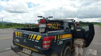 PRF recupera no Rio Grande do Norte motocicleta que foi furtada no estado de São Paulo