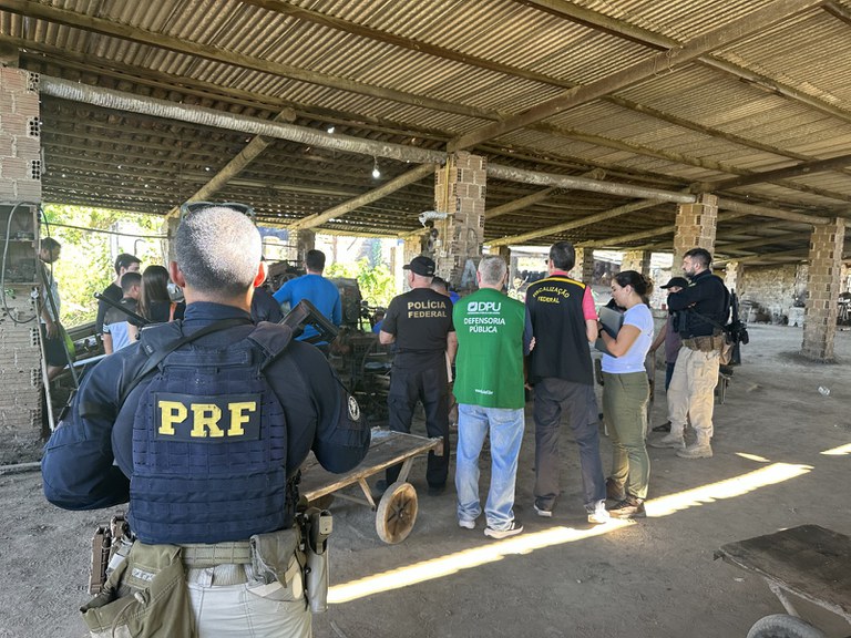 PRF, MTE, MPT, DPU e PF encerram Operação de Combate aos Crimes contra os Direitos Humanos no Rio Grande do Norte e Paraíba