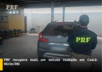 PRF recupera em Ceará-Mirim/RN veículo roubado e prende homem