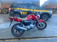 PRF recupera motocicleta 30 minutos após o roubo em Lajes/RN